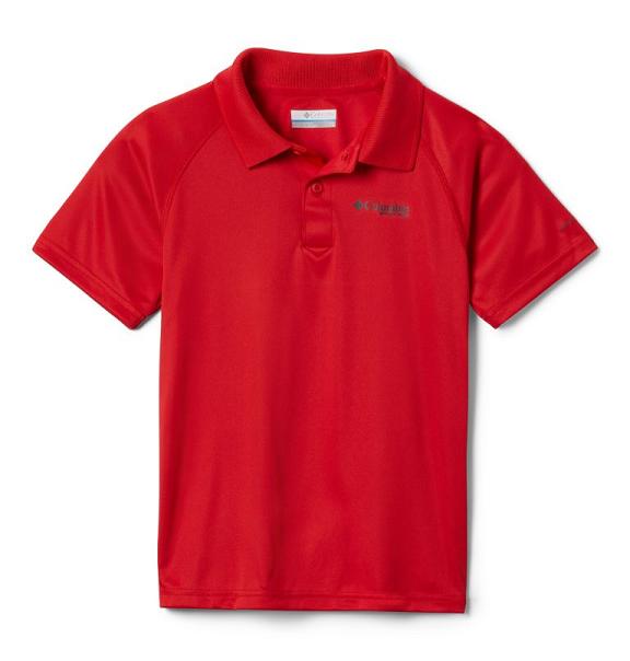 Columbia PFG Terminal Tackle Shirts Red For Boys NZ52903 New Zealand
